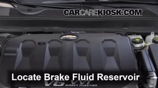 2014 Chevrolet Impala LT 3.6L V6 FlexFuel Liquide de frein Contrôler le niveau de liquide de frein